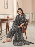 Voile Cotton Ikat Black Dupatta